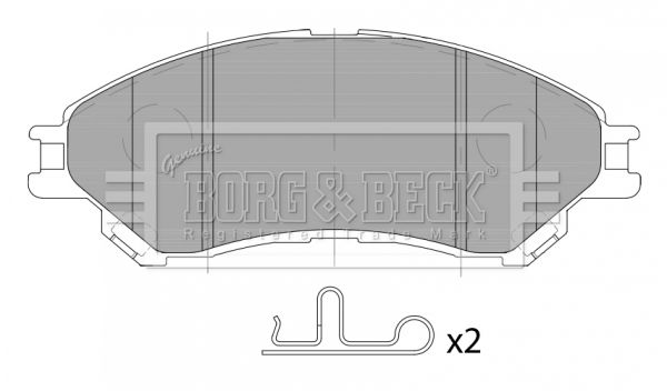 BORG & BECK Jarrupala, levyjarru BBP2465